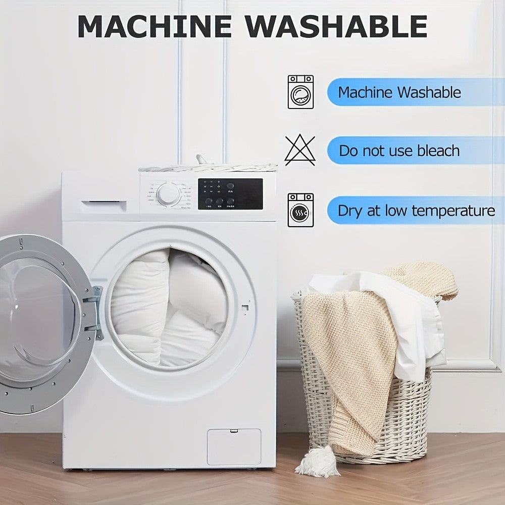 Full Size Bed Comforter Set Soft Breathable All Seasons Bedding with 2/3 pcs,1 Comforter And 1/2 Pillow Shams Machine Washable