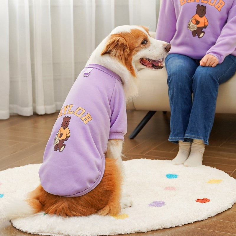 Moletons para Cães Grandes Outono Inverno Roupas de Luxo para Cães Casaco Quente para Animais de Estimação Jaqueta para Cães Grandes Roupas Esportivas ao Ar Livre Moletom para Cães