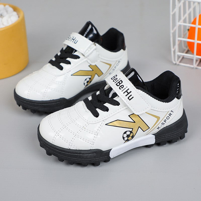 Soccer Cleats for Kids 2024 New Children Football Cleats Fashion Firm Ground Soccer Shoes