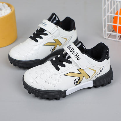 Soccer Cleats for Kids 2024 New Children Football Cleats Fashion Firm Ground Soccer Shoes
