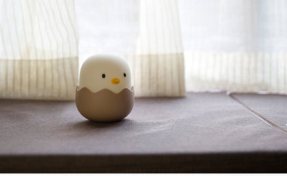 Duck Silicone Night Light for Children With Timer Usb Rechargeable Dimming Touch Lamp Sleeping Bedroom Cartoon Animal Decor Gift