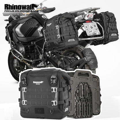 Rhinowalk Motorcycle Side Bag Quick Release Waterproof 35L Anti-Theft With Lock Hole For BMW R1300GS  R1250GS R1200GS S1000XR