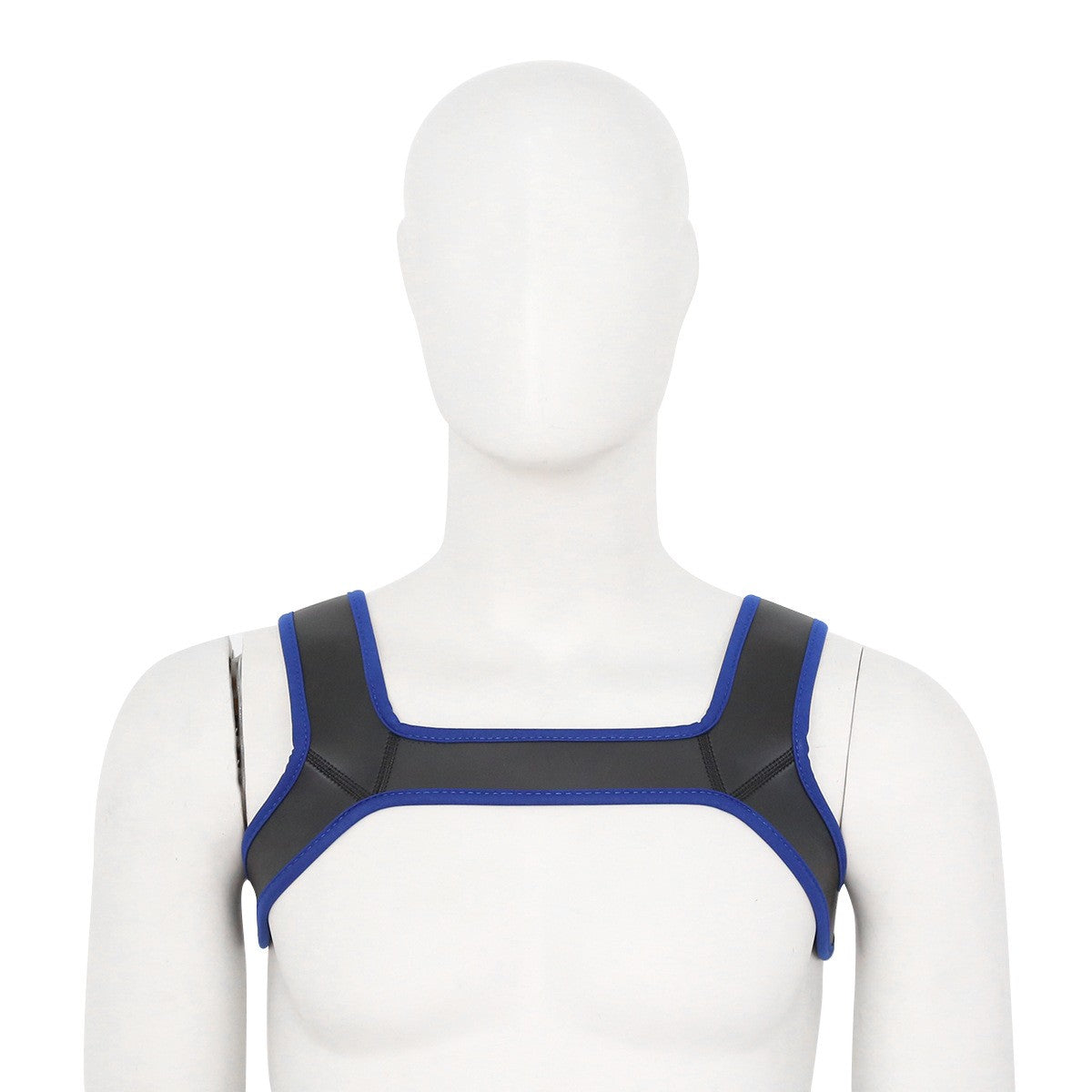 Sexy Men Chest Harness Neoprene Double Shoulder Straps for Carnival Party Caostume Accessories Strap Punk Men Chest Harness Belt