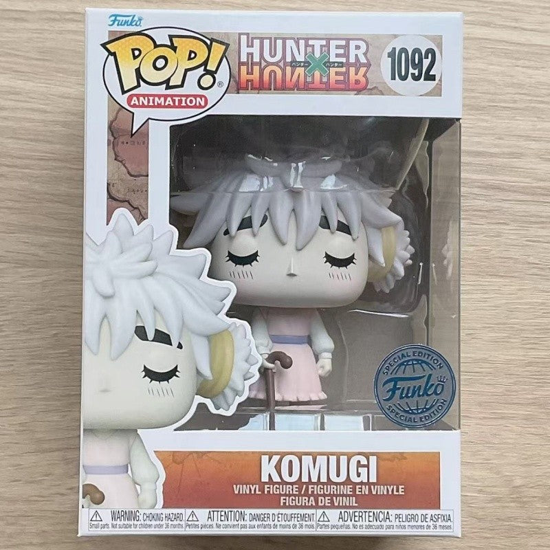 Hunter X Hunter Funko Pop Action Doll Model Anime Killua Zoldyck Kite Bisky Netero Sculpture Dolls Limited Edition Model Toys