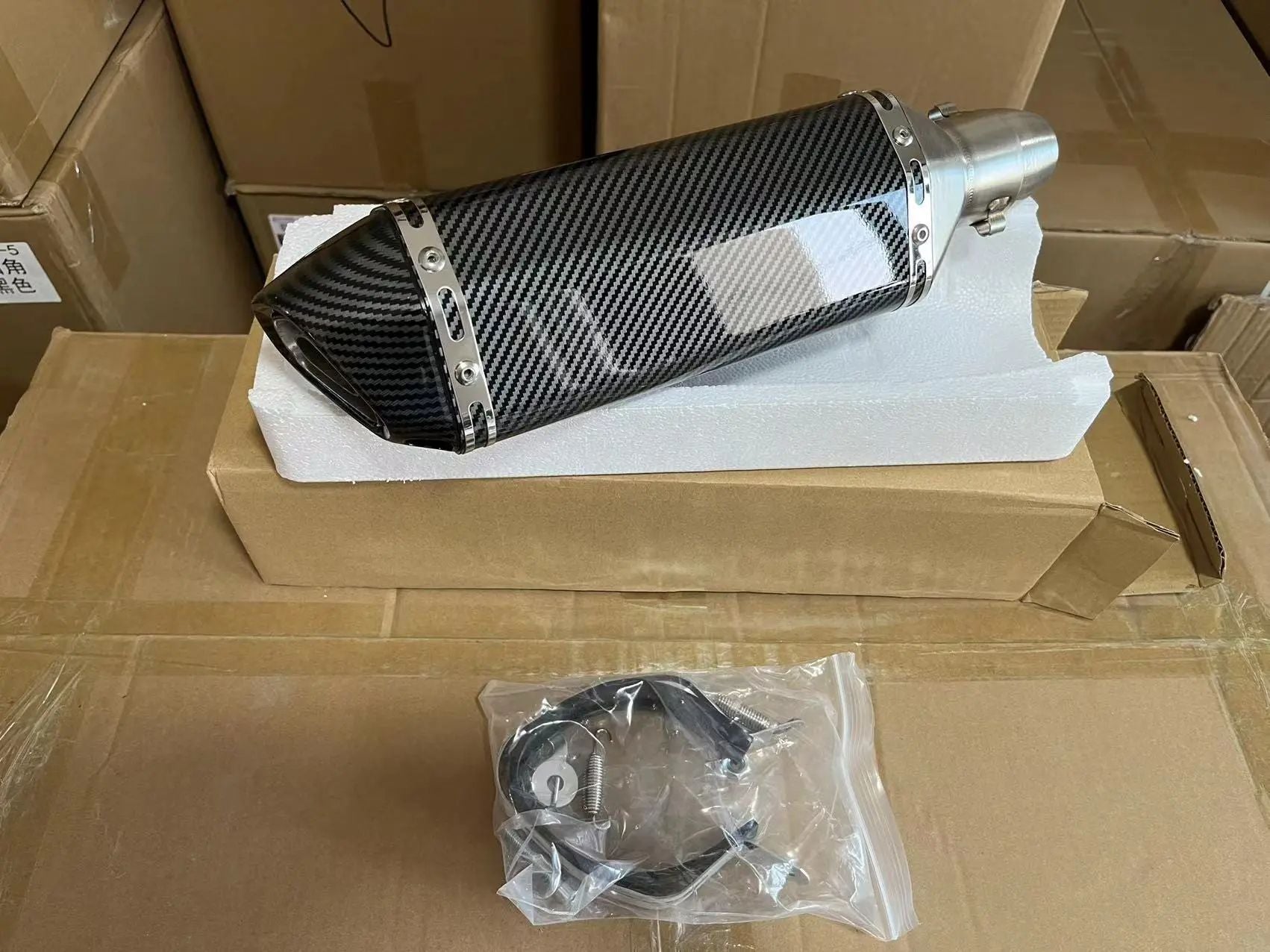 51mm Escape Moto Tube Motorcycle Exhaust Muffler