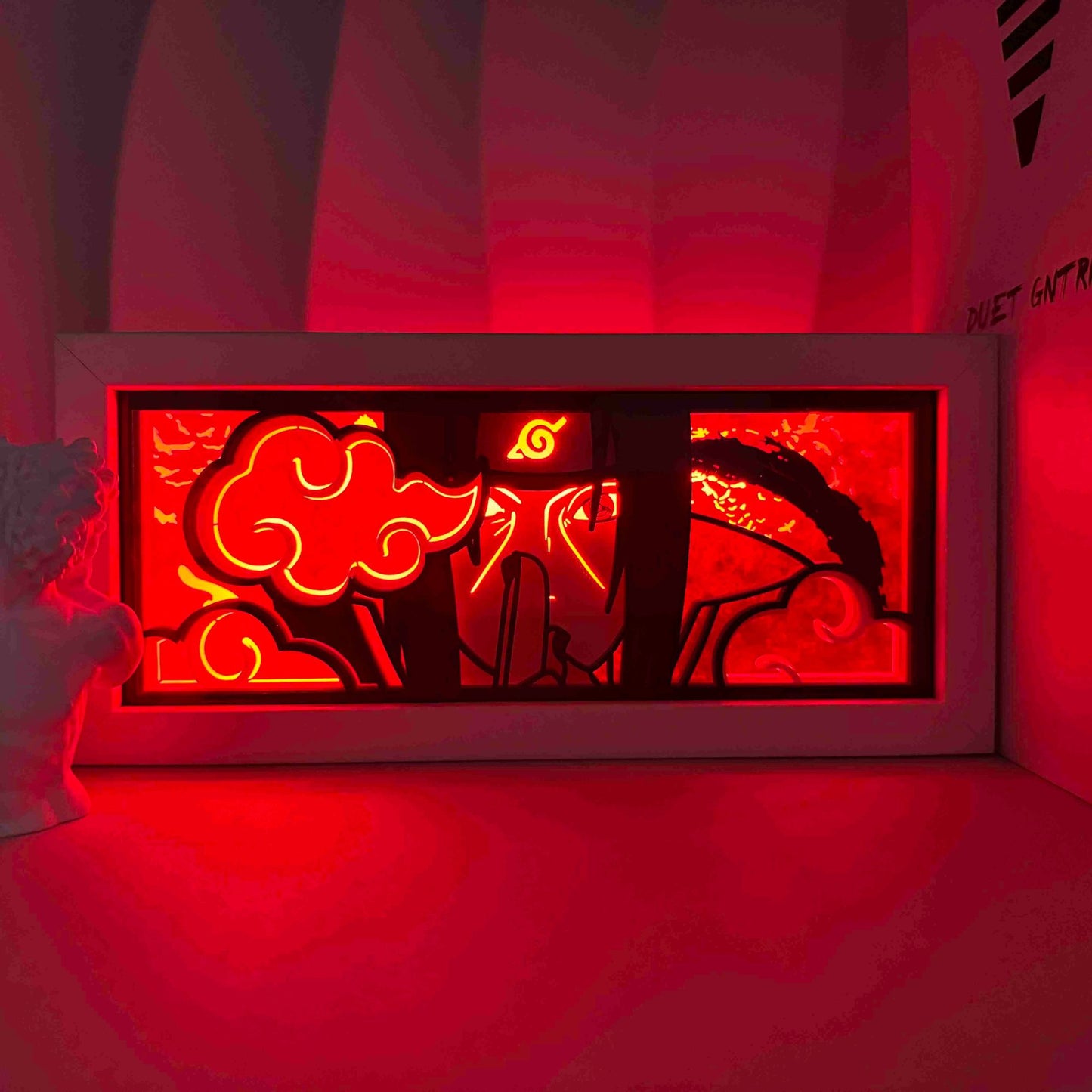 Anime Cartoon series paper-cut light room bedroom night light atmosphere light remote control colorful light box