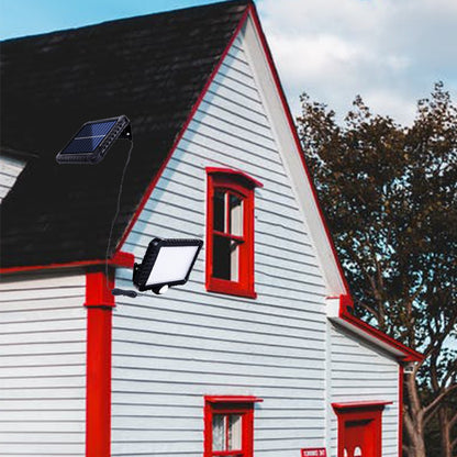 160LED Solar Powered Wall Light Waterproof Outdoor Motion Sensor Lighting Park Courtyard Fence Street Garden Decoration Lamp