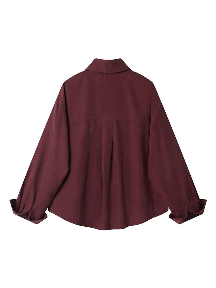 Simple temperament, high neck, inner T-shirt two-piece set, early autumn lapel suit jacket, Korean version retro MH205