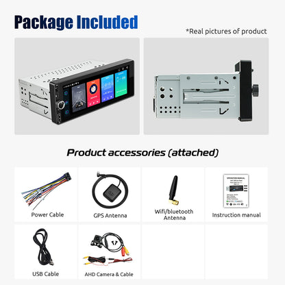 ESSGOO 6.86 Inch Universal Car Radio Carplay Android Auto Car Multimedia Player Autoradio HD Touch Screen FM Bluetooth