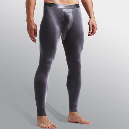 Men's Long Johns Ice Silk Mesh Perspiration Thermal Pants Slim-fit Honeycomb Breathable Leggings Mens Winter Thermal Underwear