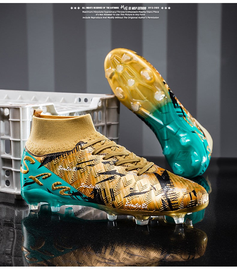 Men's Soccer Shoes Cleats Non-Slip FG Football Boots Men High-quality Match Training Sneakers Futsal Indoor Soccer Boots Boys