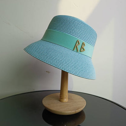 Summer straw hat 2025 large brim outdoor sun protection sun hat travel vacation foldable beach hat  sombrero para sol mujer