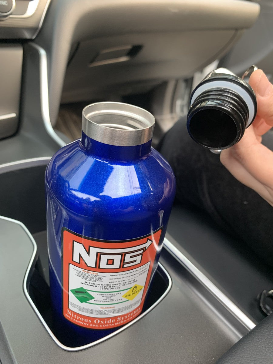 Car Insulation Cup NOS Nitrogen Cylinder Vacuum Stainless Steel Kettle 500ML High-capacity Travel Sports Bottle Water Cup