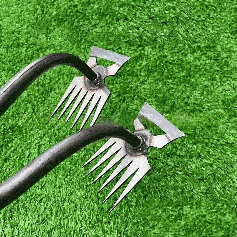 Garden Weeder Tools Planting Shovel Manual Grass Rake Loosening Soil Plowing Rooting Remove Digging Agricultural Hand Tools