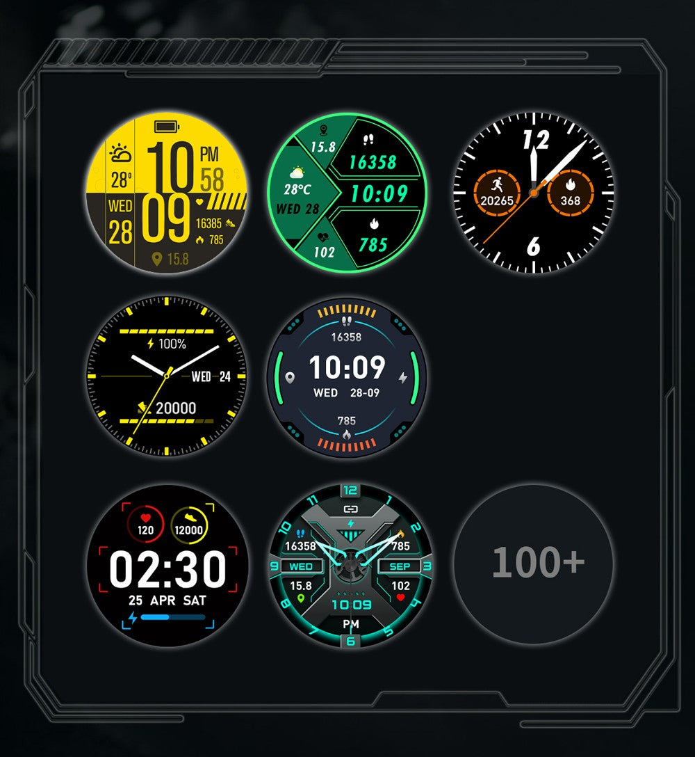 Smartwatch COLMI V76 GPS 2025 Tela AMOLED Ultra 1.43" Bússola e Altímetro Integrados Chamada Bluetooth Smart Watch Bateria 500mAh