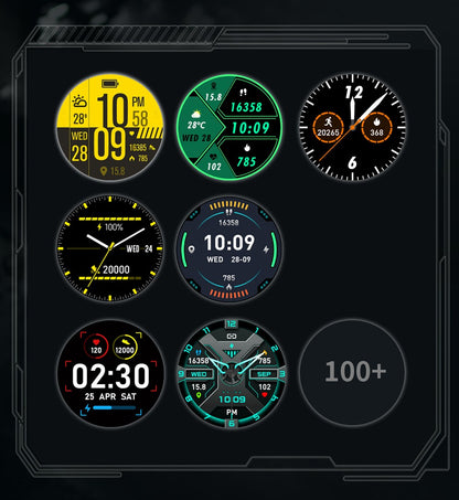Smartwatch COLMI V76 GPS 2025 Tela AMOLED Ultra 1.43" Bússola e Altímetro Integrados Chamada Bluetooth Smart Watch Bateria 500mAh