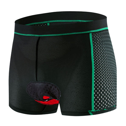New Cycling Shorts Men's Cycling Underwear Breathable Mesh Riding Underpant Gel Pad Shockproof Bike Shorts Bicycle Underwear