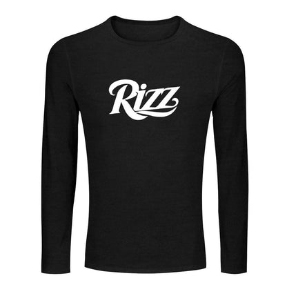 Rizz - GenZ Slang Long T-Shirt anime funny t shirt plus size tops plus size t shirts plain white t shirts men