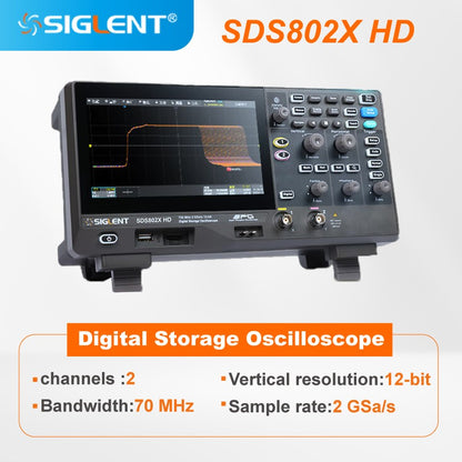SIGLENT’s SDS800X HD series High Resolution  Digital Storage Oscilloscopes SampleRate 2 GSa/s, 12-bit Analog-Digital ConverterS