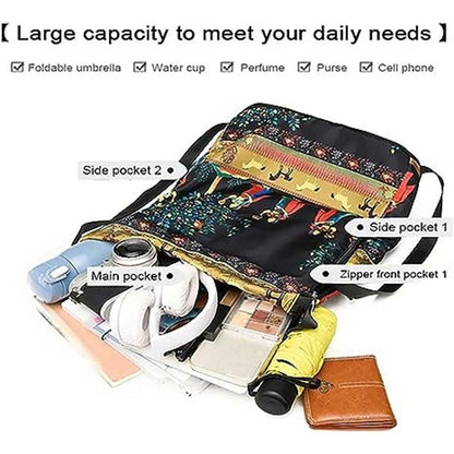 Mochila de Viagem Esportiva com Separação Seco-Úmido Dobrável de Grande Capacidade com Cordão, Saco de Ginástica Exótico com Cordão Mochila