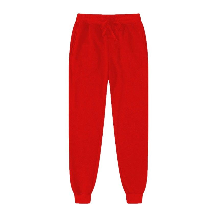 Women’s Fleece Sweatpants Bottom Winter Warm Pants Daily Casual Jogger Long Pant Multicolor Autumn Female Solid Color Sweatpants