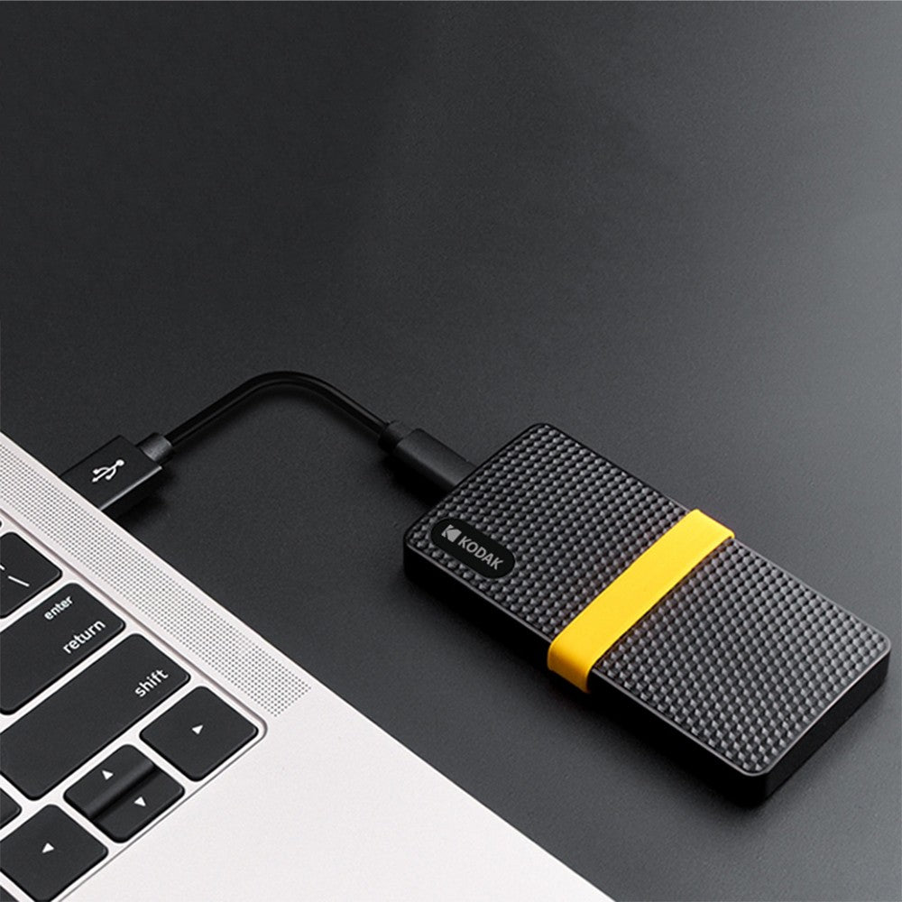 KODAK USB3.1 GEN2 SSD 1TB Disco Rígido Externo 128GB 256GB 512GB 1TB Mini PSSD de estado sólido para PCs laptops disco duro externo