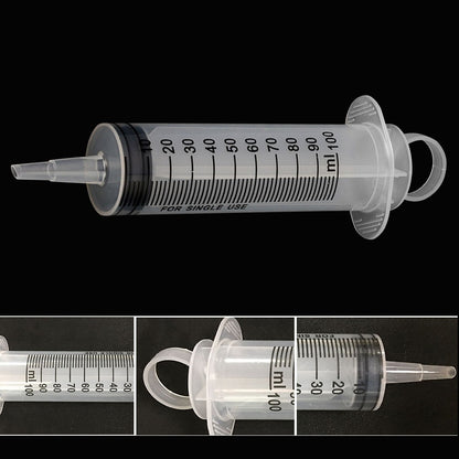 Seringa de 60/100/150 ML Reutilizável para Carne de Churrasco Injetor de Marinada Nutriente Seringa Medidora Estéril para Aves, Animais de Estimação e Ferramenta de Alimentação