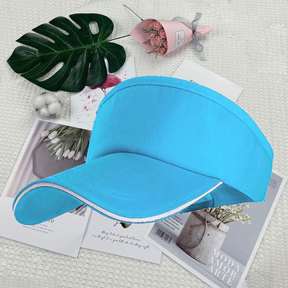 Custom Sun Hat Personalized Tennis Caps Adjustable Beach Hat Men Women Outdoor Sports Golf Hat Embroidery Print DIY Team Logo