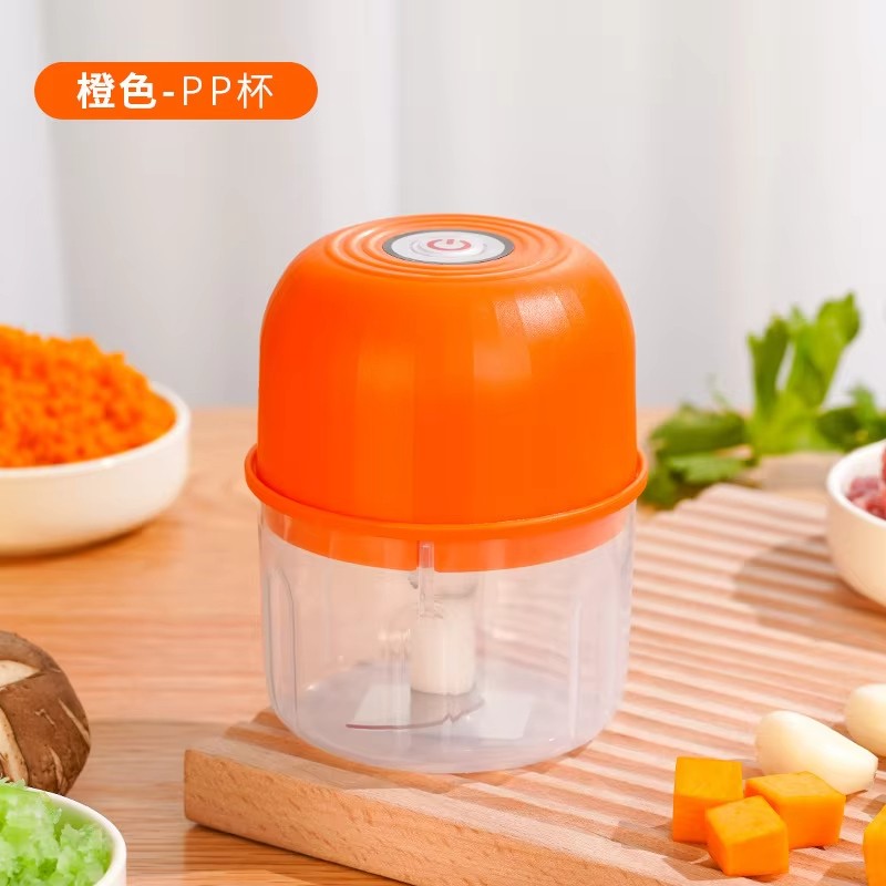 Electric Garlic Masher Garlic Grinder Onion Chopper 260ML Meat Grinder Ginger and Chili Grinder Kitchen Vegetable Blender