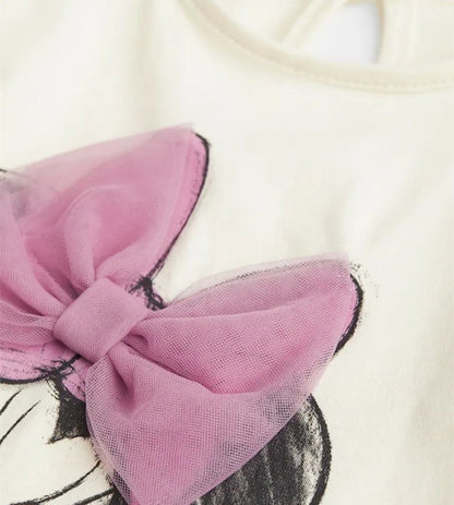 2Pcs Minnie Baby Girl Clothes Spring Autumn Cotton Long Sleeve Top + Leggings For Girls Toddler Girl Clothing Sets