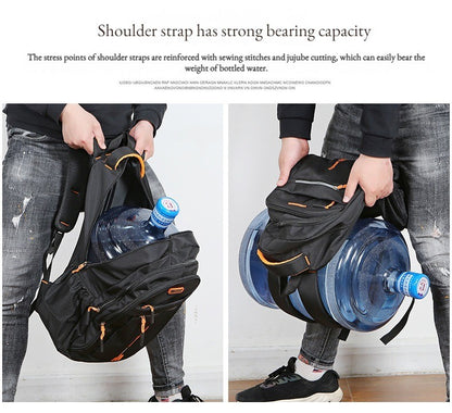 Mochilas Masculinas Oxford À Prova D'Água Mochila Para Notebook Bolsa Executiva Casual Viagem Mochila Escolar Para Ensino Médio