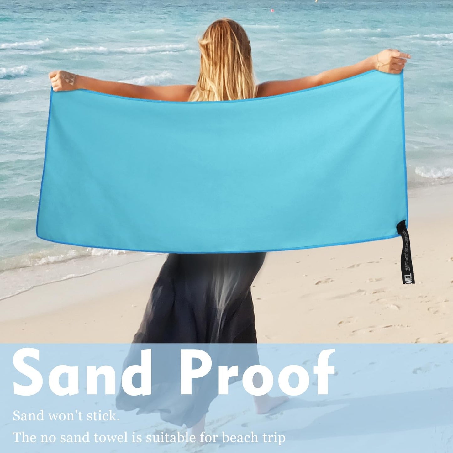 Ultra Absorbent Microfiber Quick Dry Towel Premium Beach Towel Travel Fitness Gym Swimming Yoga Camping Outdoor Activities