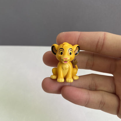 Disney The Lion King Kawaii 3.5cm Simba Action Figure Toy Cute Lion Simba  Finger Toy Birthday Gifts for Kids
