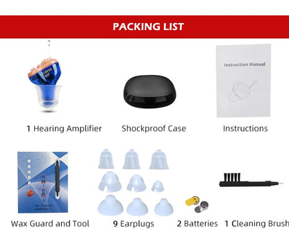 Hearing Aids Mini Invisible Hearing Sound Amplifier Audifonos J20 Portable Best Mini Adjustable Device Hearing Aid