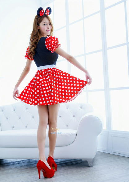 Stage performance costume game uniform role-playing Mickey Minnie costume Halloween party night field DS