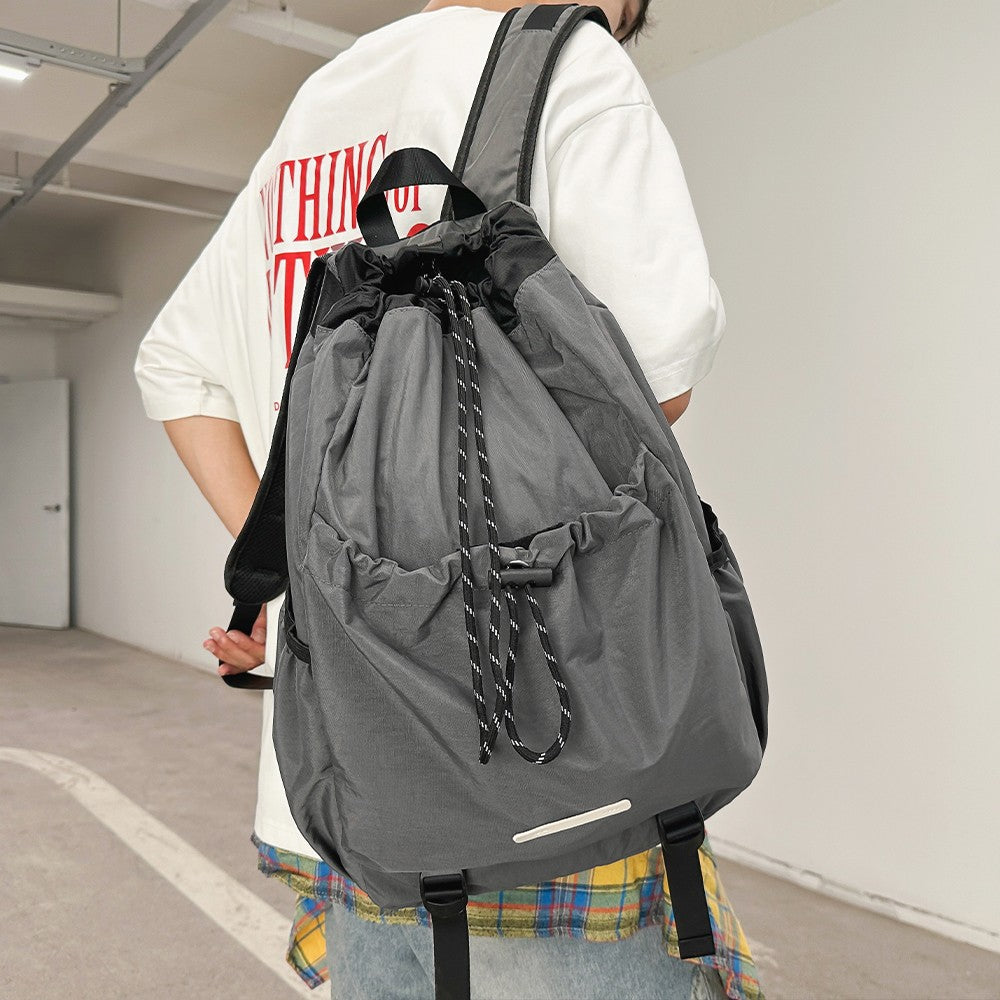 Outdoor Lightweight Backpack with Drawstring Drawstring and Drawstring, Large Capacity Hiking Backpack, Sports Backpack
