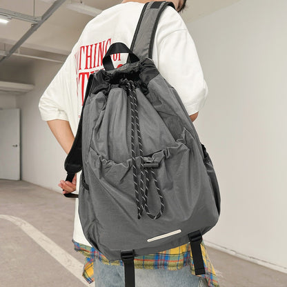Outdoor Lightweight Backpack with Drawstring Drawstring and Drawstring, Large Capacity Hiking Backpack, Sports Backpack
