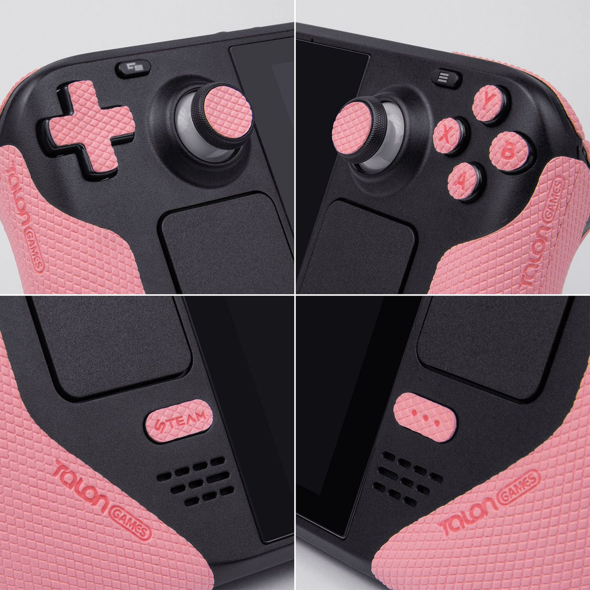 TALONGAMES Pro Version Controller Grip Tape Compatible with Steam Deck,Buttons,Trigger,Non-slip Anti Sweat (Light Pink)