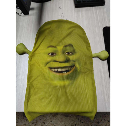 ?Shrek?3D Full Face Mask, Breathable, Party Funny Headgear Mask