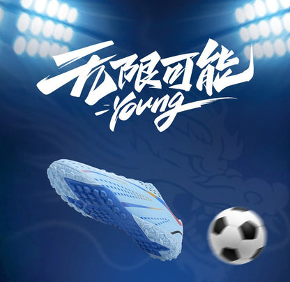 Men Indoor Football Field Boots Fast Non-Slip Football Shoes Training TF Soccer Shoes Society Cleats Sneaker Professional Unisex