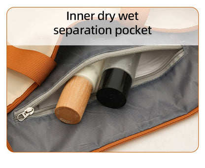 2Pc Multifunctional Travel Duffel Women Weekend Tote Bag Expandable Luggage Handbag Trip Carry On Pack Sports Gym Crossbody Bags