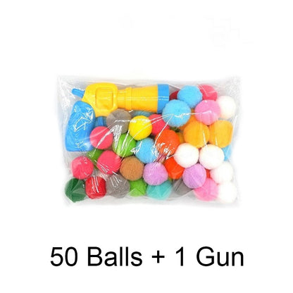 Bola de Pelúcia Atiradora de Gatos Aliviando a Depressão Brinquedo para Gatos Bola Silenciosa Mini Jogos de Armas Atiradoras de Bolas de Pelúcia Suprimentos para Animais de Estimação