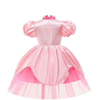 2026 New movie summer Cartoon Daisy Princess Peach Dress performance Cosplay Daisy Dressup Halloween Carnival Party Outfits