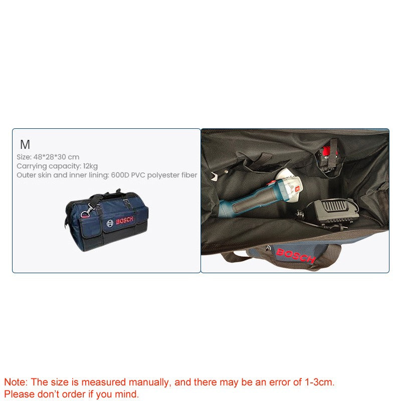 1 Peça Portátil Bosch Bolsas de Lona Manuais Multiuso Manutenção Ferramenta Espessada Impermeável Bolsas de Armazenamento de Ferramentas Manuais
