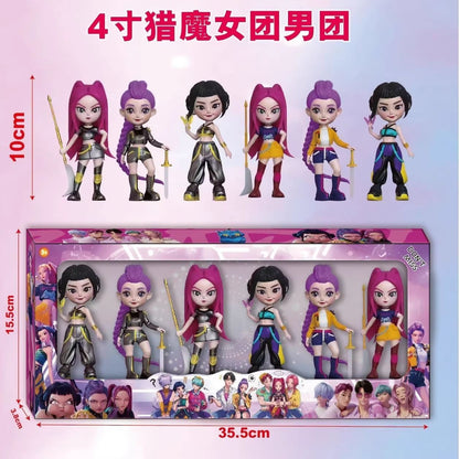 2026 NOVO Anime KPop Devil Hunter Boneca de Vinil Rumi Mira Zoi Personagem Máscara de Vinil Blind Box Enfeite Brinquedo Presente de Natal