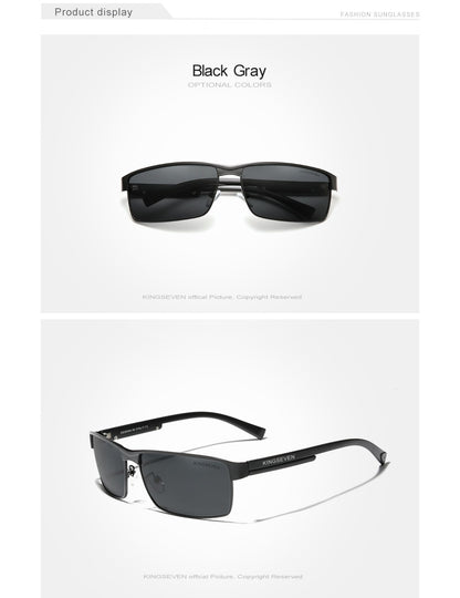 KINGSEVEN New Photochromic Sunglasses Men Chameleon Polarized Pilot Sun Glasses Driving Square Eyewear Men's Sun Glasses Male