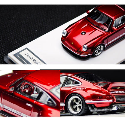 1:64 Novo Modelo de Zinco Porsch 911 964 Singer Coupe Dls Miniatura de Liga Fundida Modelo de Brinquedo Infantil Colecionável Ornamento