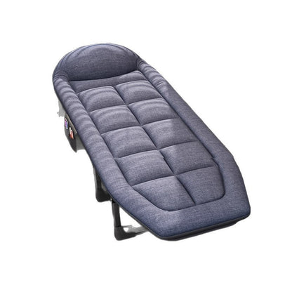Cama dobrável para almoço, escritório, poltrona reclinável individual, portátil, acompanhante de hospital, maca, cama de solteiro para soneca com dupla finalidade
