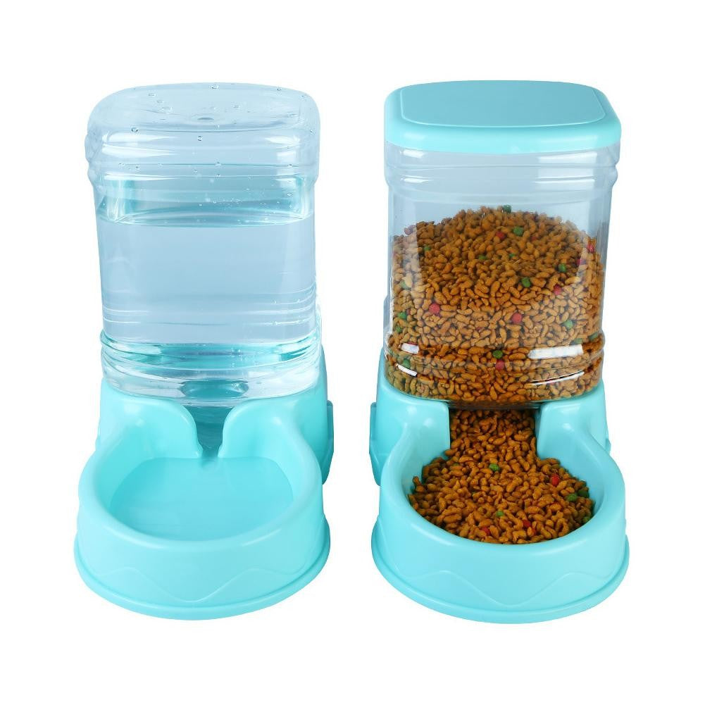 3.8L PP Material Pet Grande Capacidade Gato Cão Dispensador De Comida Para Gato Cão Beber Água Alimentação Dispensador Tigela De Água Acessórios