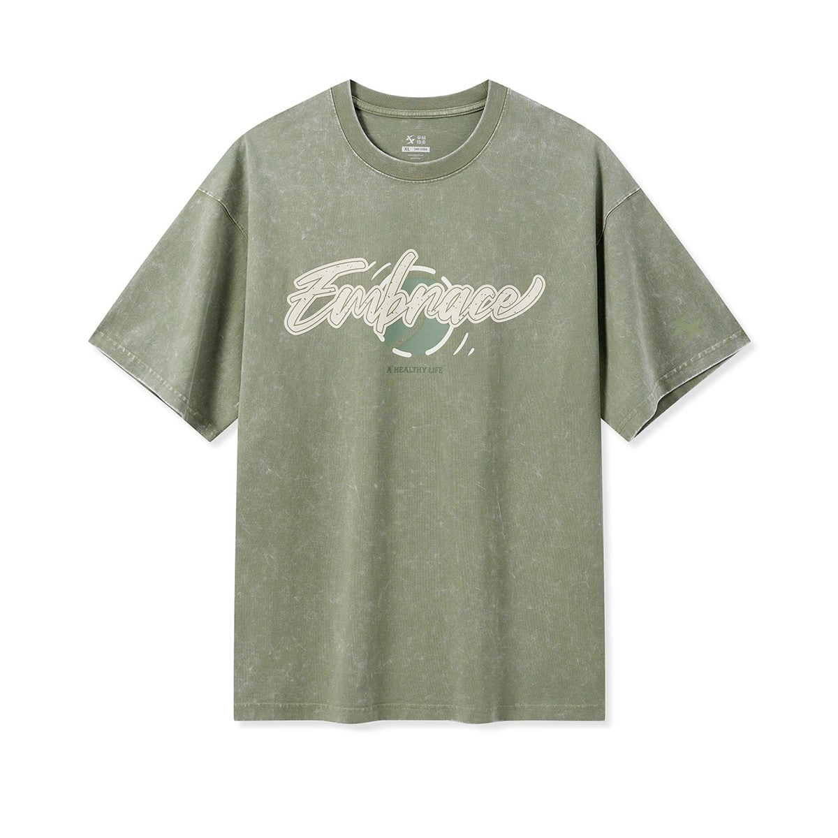 Xtep Short Sleeve Knitted Shirt For Men 2024 Summer Hip Hop Men's T-shirt Comfortable Fashion Cotton Outdoor Tops 976229010576